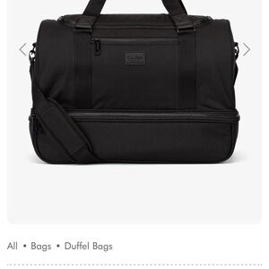 Calpak Stevyn Black Duffel Bag